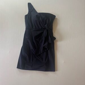 Ralph Lauren Black One-Shoulder Dress